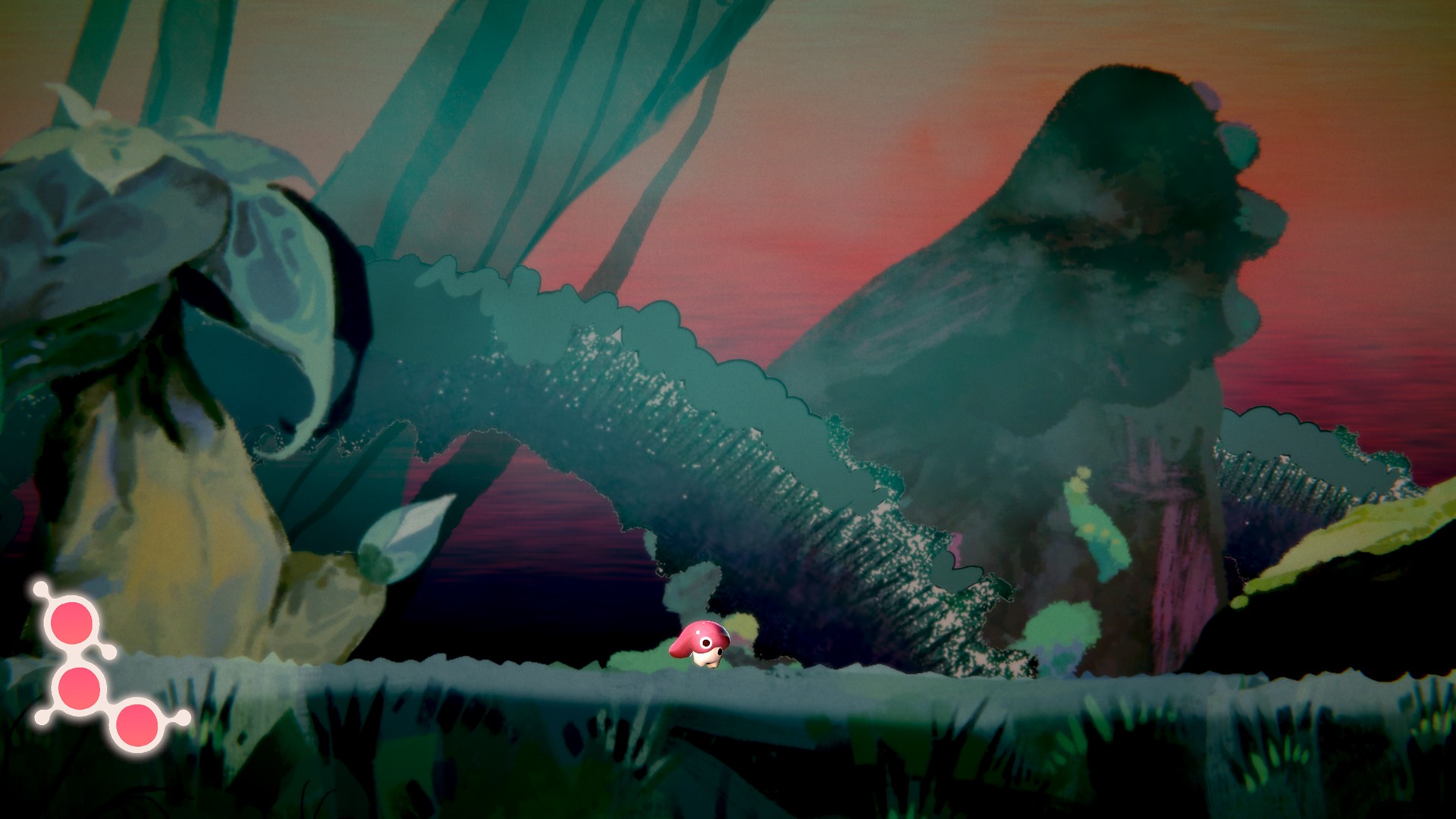 Aftertaste exterior level gameplay scene