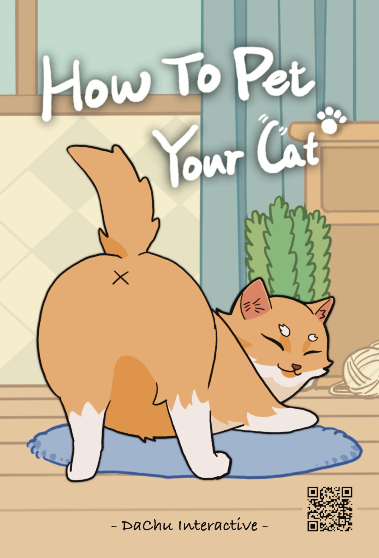 How to Pet Your Cat printed promotional poster