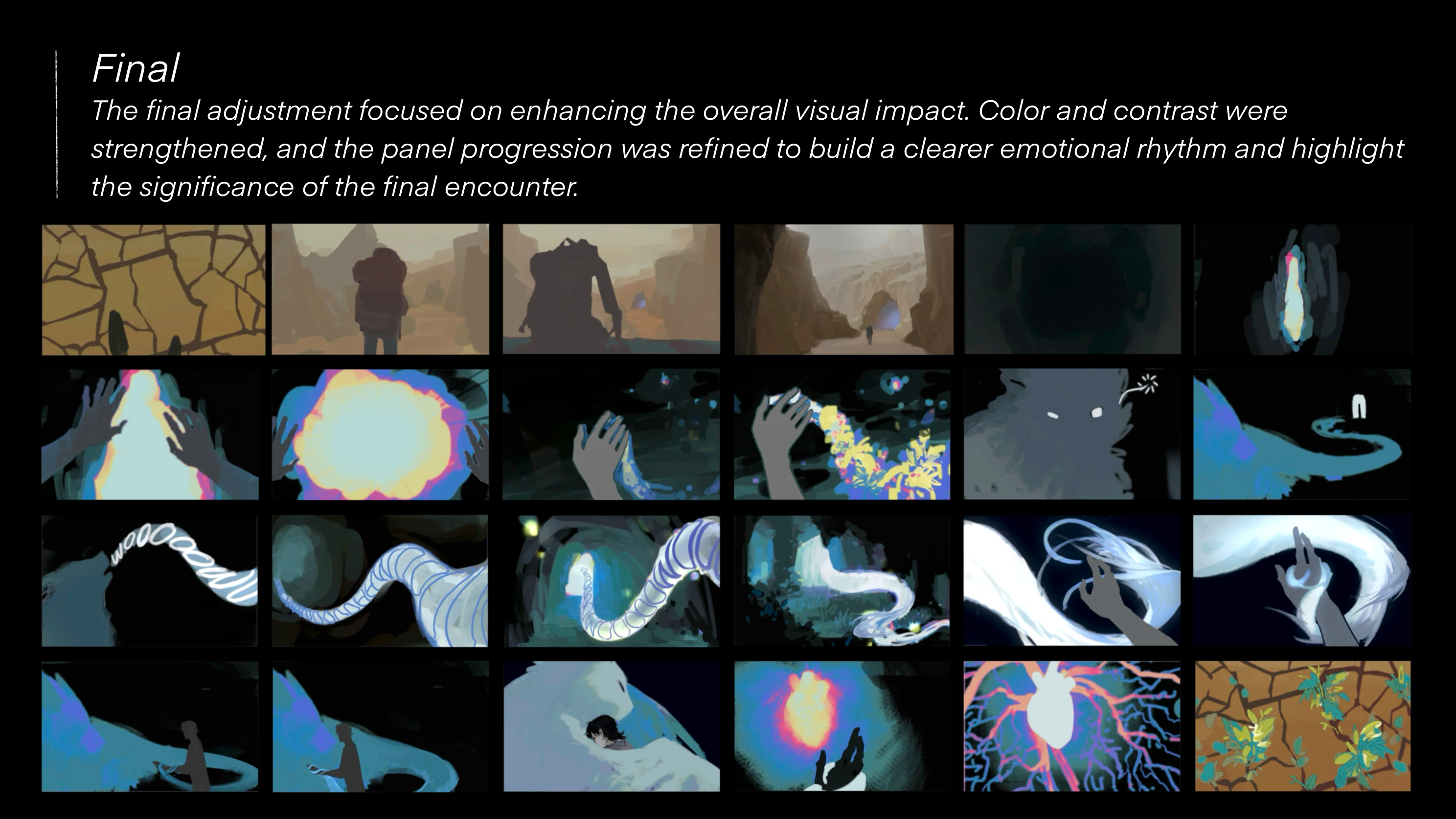 Final storyboard by Shunran Shen