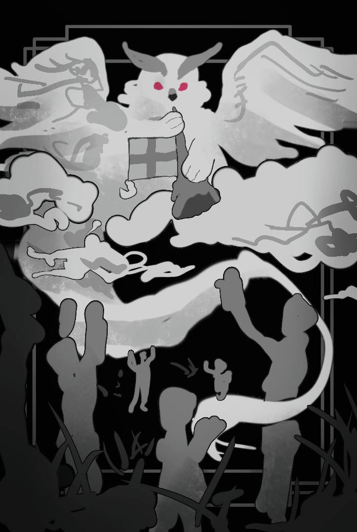 Judgement tarot card sketch by Rowena Chen